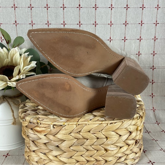 Marc Fisher LTD Oshay Tan Suede Pointed Toe Ankle Boots Size 7.5 - Picture 10 of 13